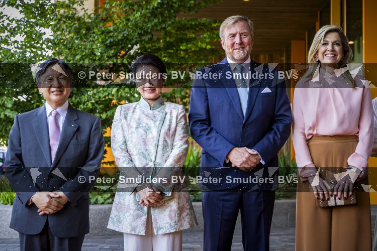 Utrecht, 19 Juni 2026 Keizer Nahurito, keizerin Masako van Japan en Koning Willem-Alexander en Koningin Maxima bezoeken het Prinses Maxima centrum voor kinder oncologie tijdens de derde dag van het Japanse staatsbezoek aan Nederland. 