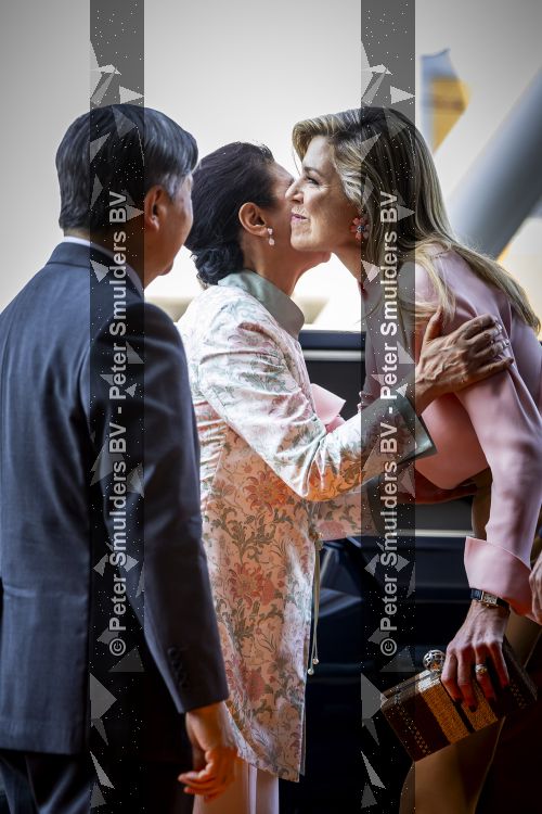 Utrecht, 19 Juni 2026 Keizer Nahurito, keizerin Masako van Japan en Koning Willem-Alexander en Koningin Maxima bezoeken het Prinses Maxima centrum voor kinder oncologie tijdens de derde dag van het Japanse staatsbezoek aan Nederland. 