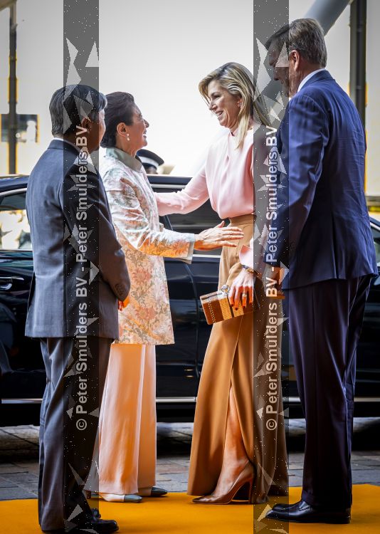 Utrecht, 19 Juni 2026 Keizer Nahurito, keizerin Masako van Japan en Koning Willem-Alexander en Koningin Maxima bezoeken het Prinses Maxima centrum voor kinder oncologie tijdens de derde dag van het Japanse staatsbezoek aan Nederland. 