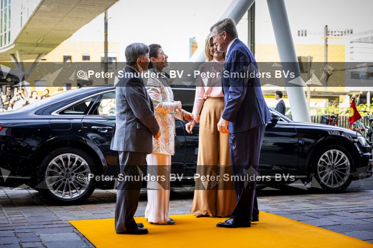 Utrecht, 19 Juni 2026 Keizer Nahurito, keizerin Masako van Japan en Koning Willem-Alexander en Koningin Maxima bezoeken het Prinses Maxima centrum voor kinder oncologie tijdens de derde dag van het Japanse staatsbezoek aan Nederland. 
