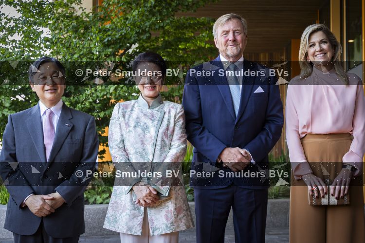 Utrecht, 19 Juni 2026 Keizer Nahurito, keizerin Masako van Japan en Koning Willem-Alexander en Koningin Maxima bezoeken het Prinses Maxima centrum voor kinder oncologie tijdens de derde dag van het Japanse staatsbezoek aan Nederland. 