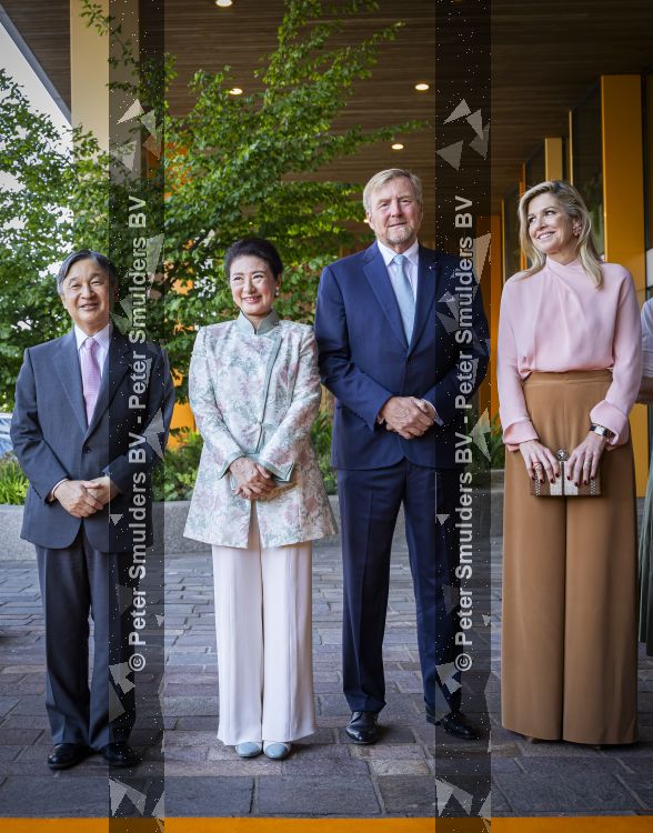 Utrecht, 19 Juni 2026 Keizer Nahurito, keizerin Masako van Japan en Koning Willem-Alexander en Koningin Maxima bezoeken het Prinses Maxima centrum voor kinder oncologie tijdens de derde dag van het Japanse staatsbezoek aan Nederland. 