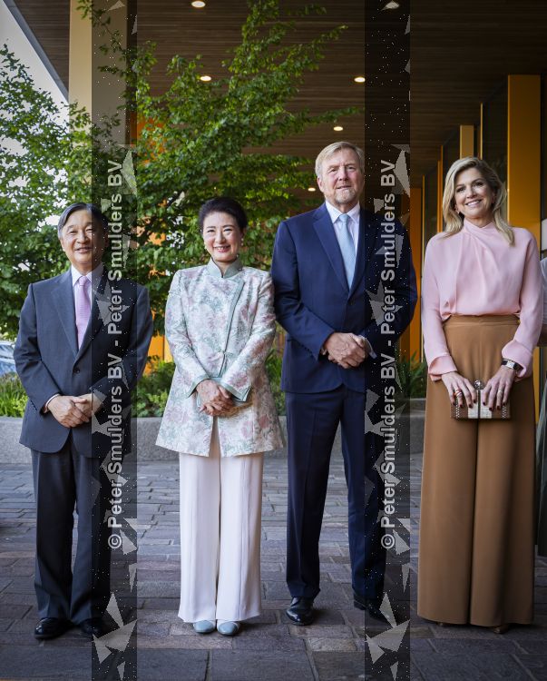 Utrecht, 19 Juni 2026 Keizer Nahurito, keizerin Masako van Japan en Koning Willem-Alexander en Koningin Maxima bezoeken het Prinses Maxima centrum voor kinder oncologie tijdens de derde dag van het Japanse staatsbezoek aan Nederland. 