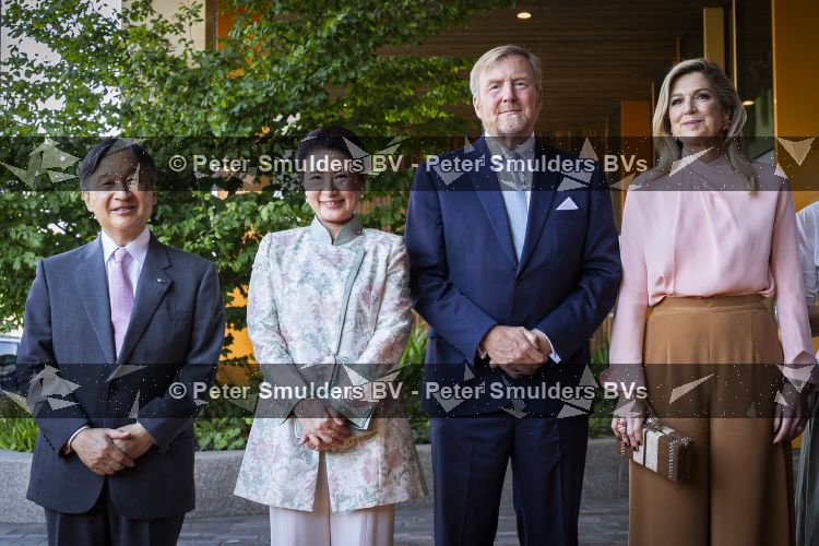 Utrecht, 19 Juni 2026 Keizer Nahurito, keizerin Masako van Japan en Koning Willem-Alexander en Koningin Maxima bezoeken het Prinses Maxima centrum voor kinder oncologie tijdens de derde dag van het Japanse staatsbezoek aan Nederland. 