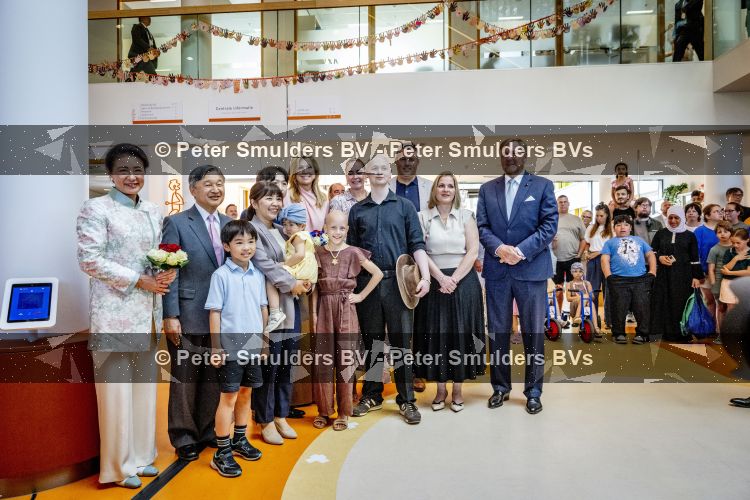 Utrecht, 19 Juni 2026 Bezoek aan het Prinses MÃ¡xima Centrum voor kinderoncologie van koningin Maxima koning Willem-Alexander Keizer Naruhito  en zijn vrouw Keizerin Masako 