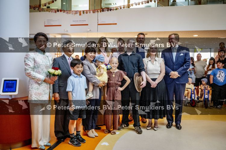 Utrecht, 19 Juni 2026 Bezoek aan het Prinses MÃ¡xima Centrum voor kinderoncologie van koningin Maxima koning Willem-Alexander Keizer Naruhito  en zijn vrouw Keizerin Masako 