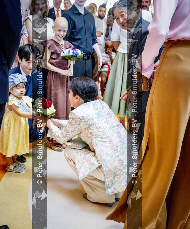 Utrecht, 19 Juni 2026 Bezoek aan het Prinses MÃ¡xima Centrum voor kinderoncologie van koningin Maxima koning Willem-Alexander Keizer Naruhito  en zijn vrouw Keizerin Masako 