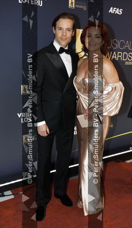 Leusden 20 mei 2026
Musical awards gala bij AFAS in Leusden . Kim Lian v d Meij en Thomas Cammaert