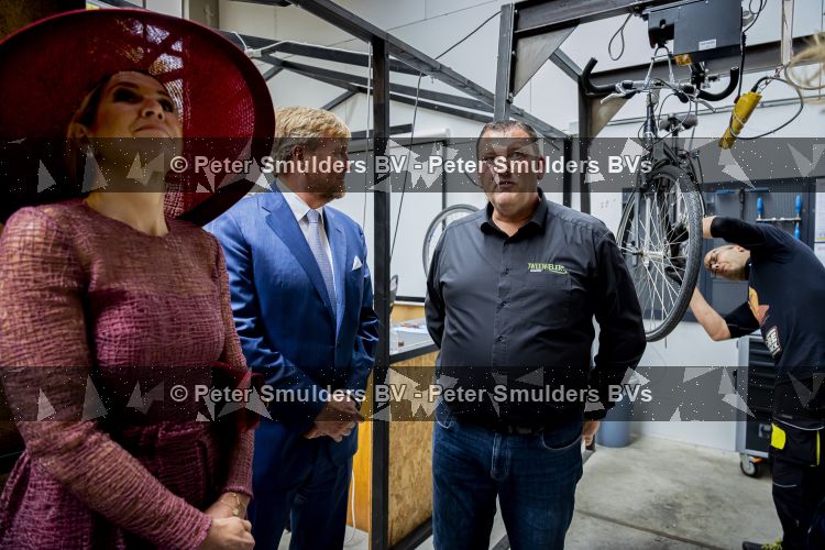 ROERMOND 19 mei 2026 Koning Willem Alexander en Koningin Maxima brengen een streekbezoek aan de gemeenten Maasgouw, Echt-Susteren, Roerdalen en Roermond. Tijdens het streekbezoek bezoekt het paar de schutterij in Wessem, Abdij Lilbosch in Echt, het smalste stukje Nederland in Illikhoven en Roermond, 19 Mei 2026. 