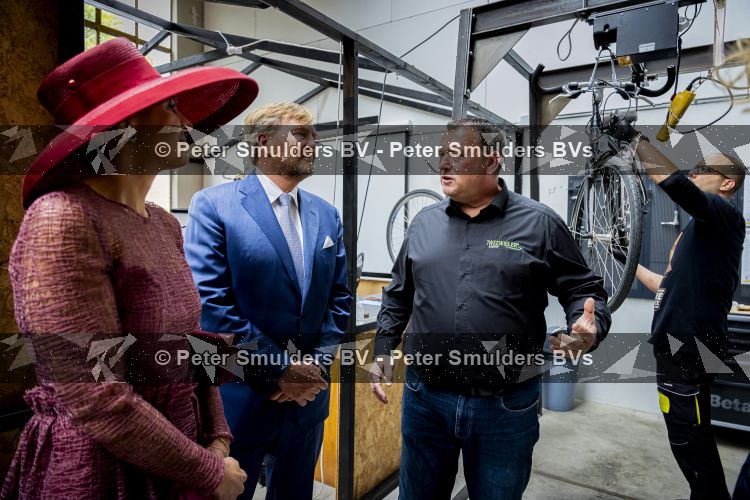 ROERMOND 19 mei 2026 Koning Willem Alexander en Koningin Maxima brengen een streekbezoek aan de gemeenten Maasgouw, Echt-Susteren, Roerdalen en Roermond. Tijdens het streekbezoek bezoekt het paar de schutterij in Wessem, Abdij Lilbosch in Echt, het smalste stukje Nederland in Illikhoven en Roermond, 19 Mei 2026. 