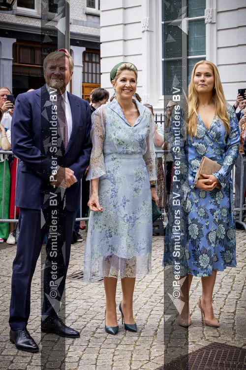 DEN HAAG 30 juni 2026 Koning Willem-Alexander, Koningin Maxima en Prinses Amalia is aanwezig bij de buitengewone vergadering van de Raad van State ter gelegenheid van het afscheid van de heer Thom de Graaf als vice-president.