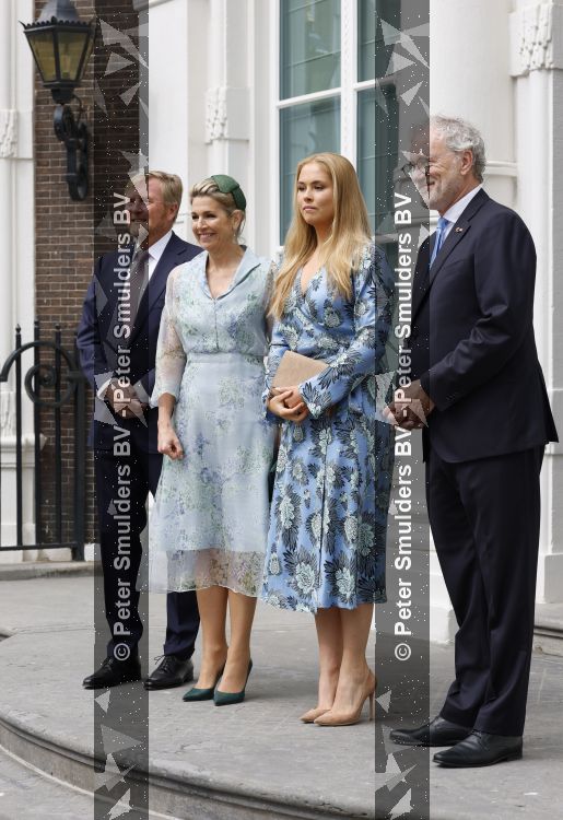 Den Haag 30 juni 2026
Koning Willem Alexander Koningin Maxima en prinses Amalia bij afscheid van Thom de Graaf in raad v State .