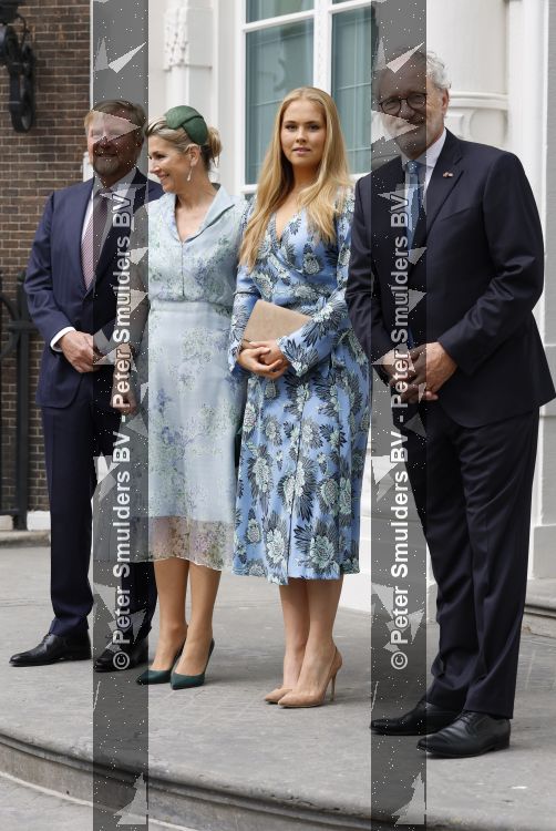 Den Haag 30 juni 2026
Koning Willem Alexander Koningin Maxima en prinses Amalia bij afscheid van Thom de Graaf in raad v State .