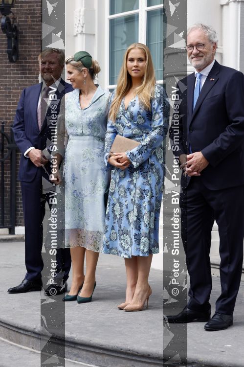 Den Haag 30 juni 2026
Koning Willem Alexander Koningin Maxima en prinses Amalia bij afscheid van Thom de Graaf in raad v State .