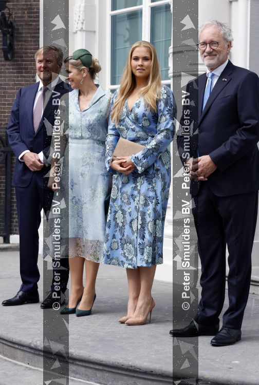 Den Haag 30 juni 2026
Koning Willem Alexander Koningin Maxima en prinses Amalia bij afscheid van Thom de Graaf in raad v State .