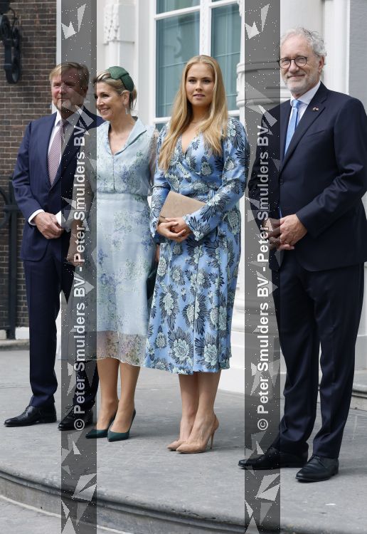 Den Haag 30 juni 2026
Koning Willem Alexander Koningin Maxima en prinses Amalia bij afscheid van Thom de Graaf in raad v State .
