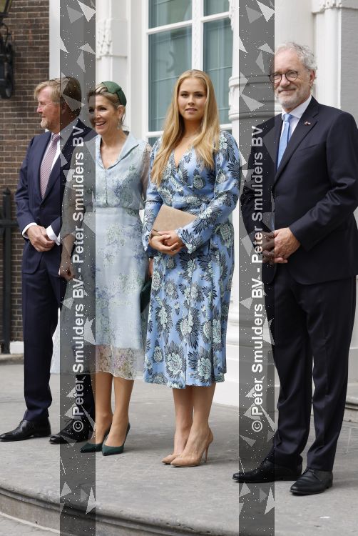 Den Haag 30 juni 2026
Koning Willem Alexander Koningin Maxima en prinses Amalia bij afscheid van Thom de Graaf in raad v State .