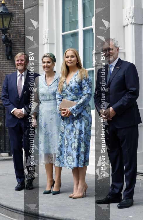 Den Haag 30 juni 2026
Koning Willem Alexander Koningin Maxima en prinses Amalia bij afscheid van Thom de Graaf in raad v State .