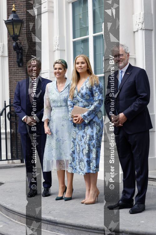 Den Haag 30 juni 2026
Koning Willem Alexander Koningin Maxima en prinses Amalia bij afscheid van Thom de Graaf in raad v State .