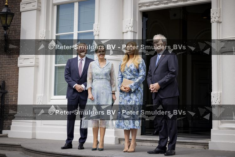 DEN HAAG 30 juni 2026 Koning Willem-Alexander, Koningin Maxima en Prinses Amalia is aanwezig bij de buitengewone vergadering van de Raad van State ter gelegenheid van het afscheid van de heer Thom de Graaf als vice-president.