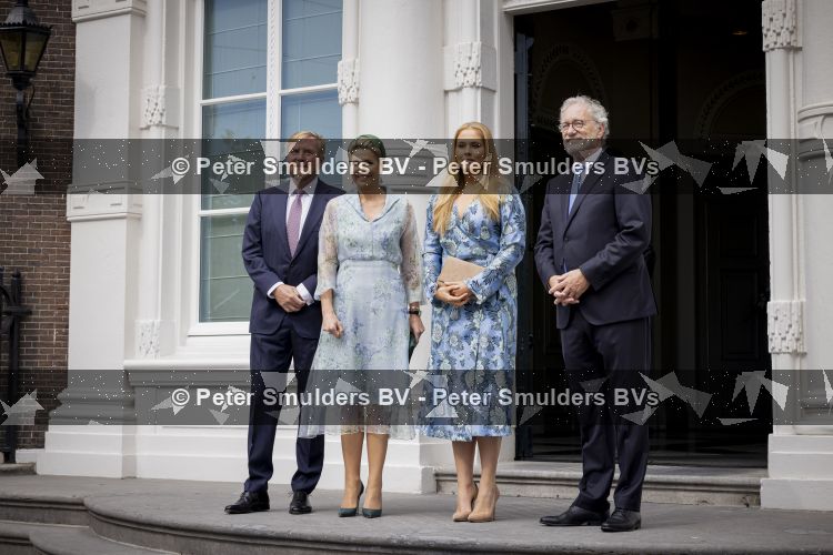 DEN HAAG 30 juni 2026 Koning Willem-Alexander, Koningin Maxima en Prinses Amalia is aanwezig bij de buitengewone vergadering van de Raad van State ter gelegenheid van het afscheid van de heer Thom de Graaf als vice-president.