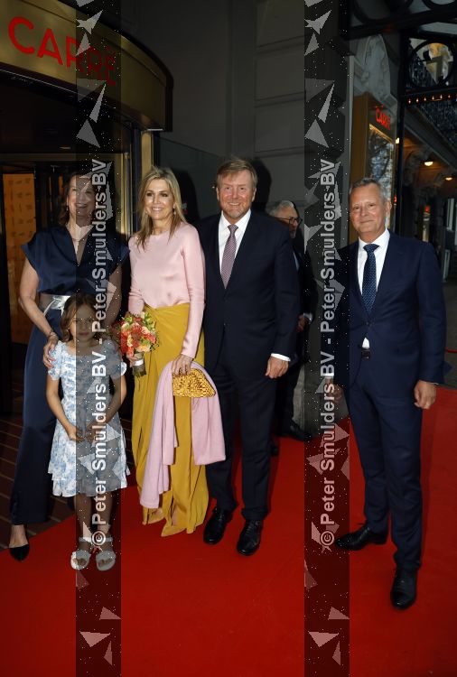 Amsterdam 3 juni 2026
Koning Willem Alexander en Koningin Maxima arriveren bij Carre  voor het Holland festival . Arthur v Dijk ontvangt ze .