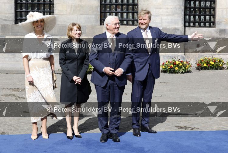 Amsterdam 9 juni 2026
Op uitnodiging van Zijne Majesteit de Koning - Koning Willem Alexander en Koningin Maxima brengt de bondspresident van Duitsland, Frank-Walter Steinmeier, een staatsbezoek aan Nederland. Hij wordt hierbij vergezeld door zijn echtgenote Elke BÃ¼denbender.
