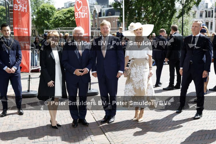 Amsterdam 9 juni 2026
Op uitnodiging van Zijne Majesteit de Koning - Koning Willem Alexander en Koningin Maxima brengt de bondspresident van Duitsland, Frank-Walter Steinmeier, een staatsbezoek aan Nederland. Hij wordt hierbij vergezeld door zijn echtgenote Elke BÃ¼denbender.