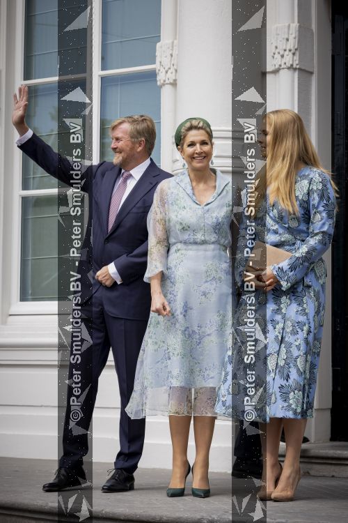 DEN HAAG 30 juni 2026 Koning Willem-Alexander, Koningin Maxima en Prinses Amalia is aanwezig bij de buitengewone vergadering van de Raad van State ter gelegenheid van het afscheid van de heer Thom de Graaf als vice-president.