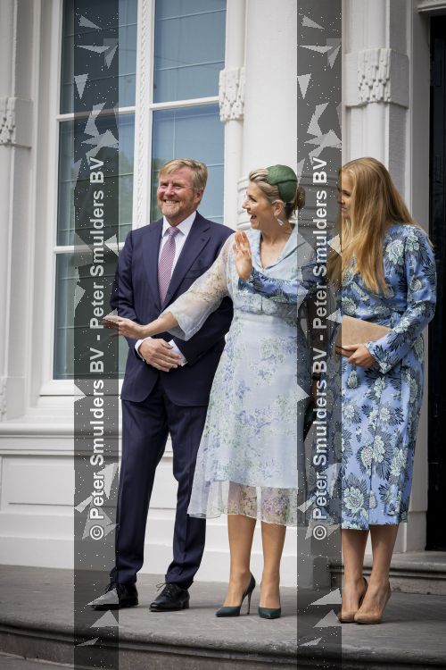 DEN HAAG 30 juni 2026 Koning Willem-Alexander, Koningin Maxima en Prinses Amalia is aanwezig bij de buitengewone vergadering van de Raad van State ter gelegenheid van het afscheid van de heer Thom de Graaf als vice-president.