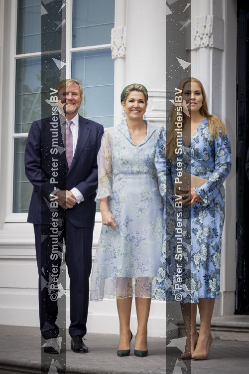 DEN HAAG 30 juni 2026 Koning Willem-Alexander, Koningin Maxima en Prinses Amalia is aanwezig bij de buitengewone vergadering van de Raad van State ter gelegenheid van het afscheid van de heer Thom de Graaf als vice-president.