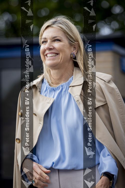 VOORBURG 2 juni 2026 Koningin Maxima tijdens de aftrap van âDe Onzichtbare Blessureâ. Met het programma besteden KNVB en Zilveren Kruis aandacht aan mentale gezondheid in het amateurvoetbal. MIND Us wil dat jongeren grip krijgen op hun mentale gezondheid, zich veerkrachtig ontwikkelen en hulp weten te vinden als dat nodig is, Maxima is erevoorzitter van de stichting. De aftrap vind plaats in de Week van de Mentale Gezondheid. 