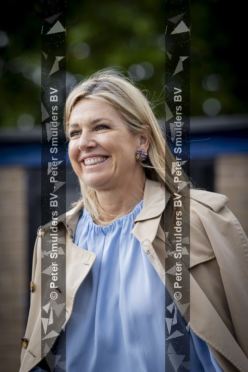 VOORBURG 2 juni 2026 Koningin Maxima tijdens de aftrap van âDe Onzichtbare Blessureâ. Met het programma besteden KNVB en Zilveren Kruis aandacht aan mentale gezondheid in het amateurvoetbal. MIND Us wil dat jongeren grip krijgen op hun mentale gezondheid, zich veerkrachtig ontwikkelen en hulp weten te vinden als dat nodig is, Maxima is erevoorzitter van de stichting. De aftrap vind plaats in de Week van de Mentale Gezondheid. 