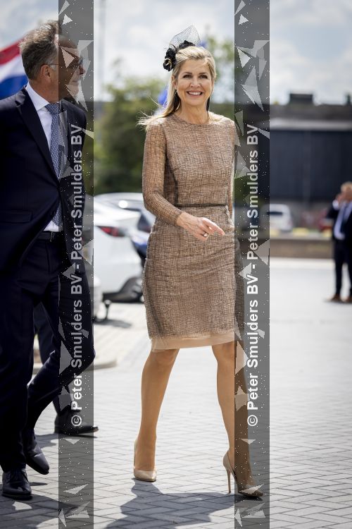 HEERENVEEN 3 juni 2026 - Koningin Maxima opent op  het Werklandschap van de Toekomst van Omrin in Ook het nieuwe circulaire zogenoemde droomkantoor van dit afvalverwerkingsbedrijf staat op het Werklandshap van de Toekomst, een duurzaam ontwikkeld bedrijventerrein dat groen en klimaatbestendig is. PATRICK VAN KATWIJK