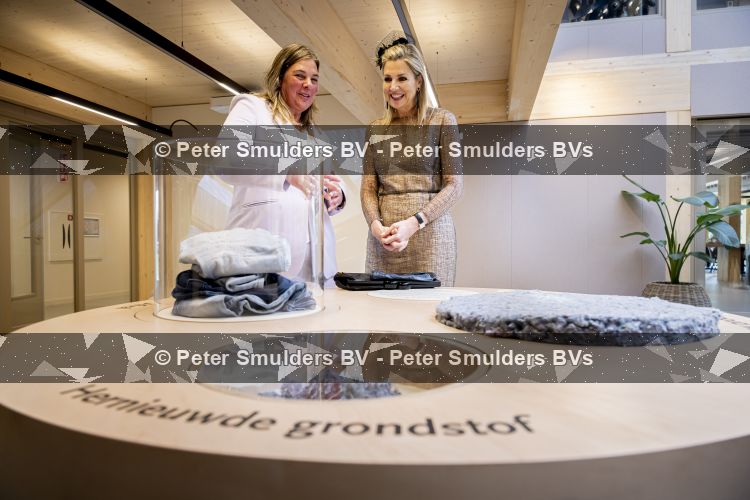 HEERENVEEN 3 juni 2026 - Koningin Maxima opent op  het Werklandschap van de Toekomst van Omrin in Ook het nieuwe circulaire zogenoemde droomkantoor van dit afvalverwerkingsbedrijf staat op het Werklandshap van de Toekomst, een duurzaam ontwikkeld bedrijventerrein dat groen en klimaatbestendig is. PATRICK VAN KATWIJK