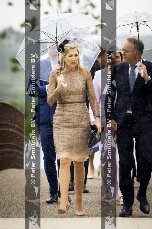 HEERENVEEN 3 juni 2026 - Koningin Maxima opent op  het Werklandschap van de Toekomst van Omrin in Ook het nieuwe circulaire zogenoemde droomkantoor van dit afvalverwerkingsbedrijf staat op het Werklandshap van de Toekomst, een duurzaam ontwikkeld bedrijventerrein dat groen en klimaatbestendig is. PATRICK VAN KATWIJK