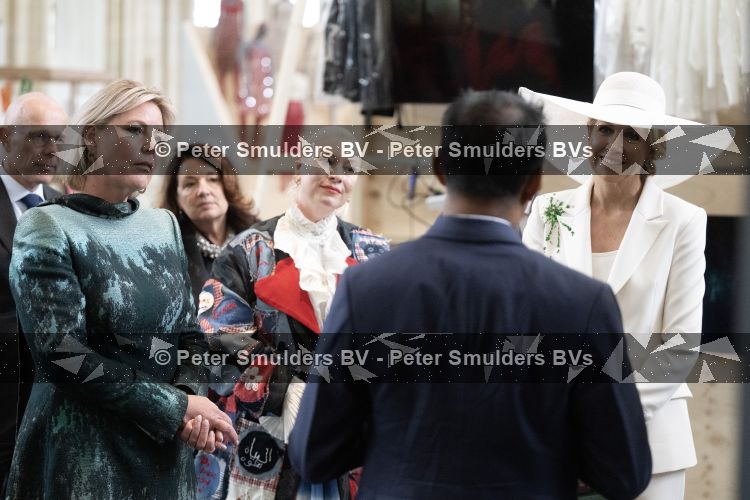 Arnhem 13 mei 2026
Koningin Maxima opent de State of Fashion BiÃ«nnale 2026. State of Fashion is een toonaangevend internationaal platform voor mode, textiel en maatschappelijke transitie. Minister van Onderwijs, Cultuur en Wetenschap Rianne Letschert was ook aanwezig  (Groene jurk)