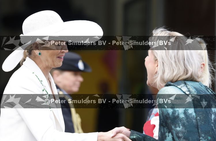 Arnhem 13 mei 2026
Koningin Maxima opent de State of Fashion BiÃ«nnale 2026. State of Fashion is een toonaangevend internationaal platform voor mode, textiel en maatschappelijke transitie. Minister van Onderwijs, Cultuur en Wetenschap Rianne Letschert was ook aanwezig  (Groene jurk)