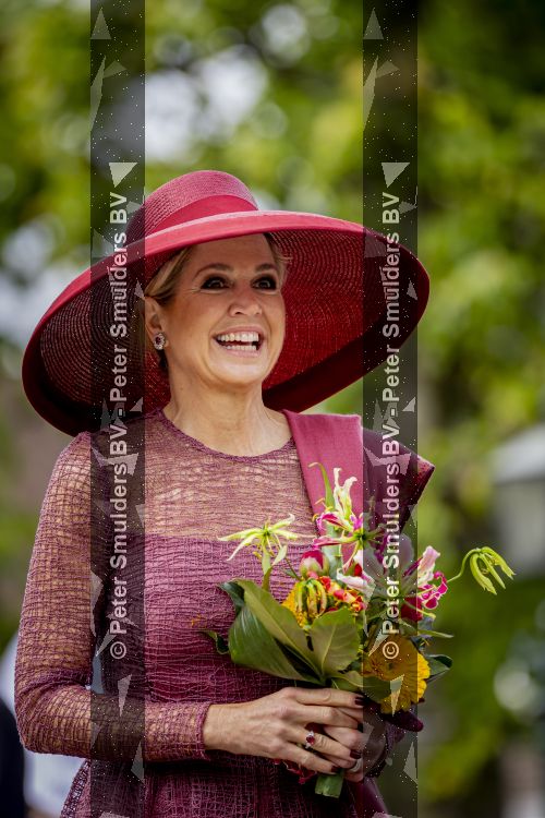 ROERMOND 19 mei 2026 Koning Willem Alexander en Koningin Maxima brengen een streekbezoek aan de gemeenten Maasgouw, Echt-Susteren, Roerdalen en Roermond. Tijdens het streekbezoek bezoekt het paar de schutterij in Wessem, Abdij Lilbosch in Echt, het smalste stukje Nederland in Illikhoven en Roermond, 19 Mei 2026. 