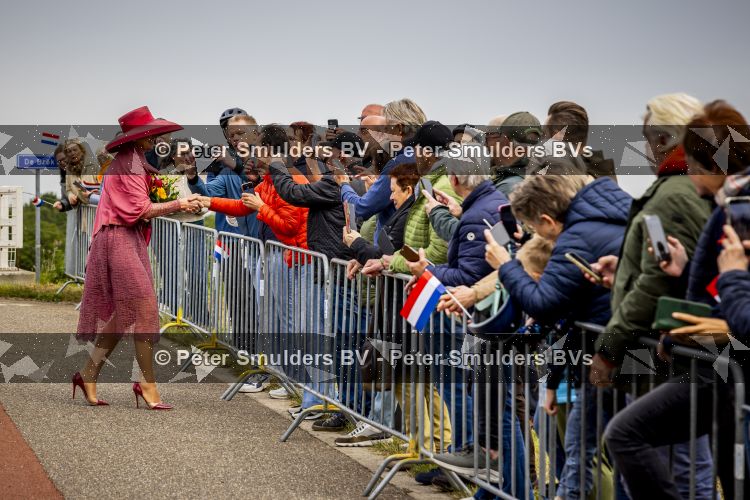 ROERMOND 19 mei 2026 Koning Willem Alexander en Koningin Maxima brengen een streekbezoek aan de gemeenten Maasgouw, Echt-Susteren, Roerdalen en Roermond. Tijdens het streekbezoek bezoekt het paar de schutterij in Wessem, Abdij Lilbosch in Echt, het smalste stukje Nederland in Illikhoven en Roermond, 19 Mei 2026. 