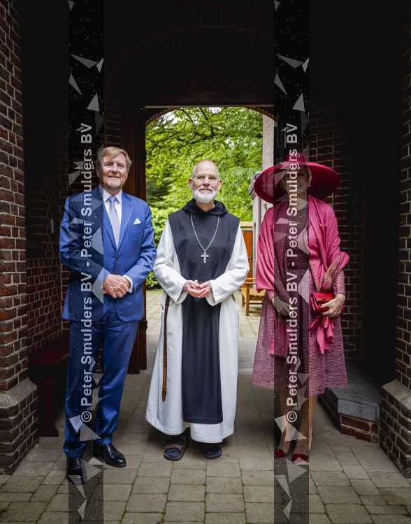 ROERMOND 19 mei 2026 Koning Willem Alexander en Koningin Maxima brengen een streekbezoek aan de gemeenten Maasgouw, Echt-Susteren, Roerdalen en Roermond. Tijdens het streekbezoek bezoekt het paar de schutterij in Wessem, Abdij Lilbosch in Echt, het smalste stukje Nederland in Illikhoven en Roermond, 19 Mei 2026. 