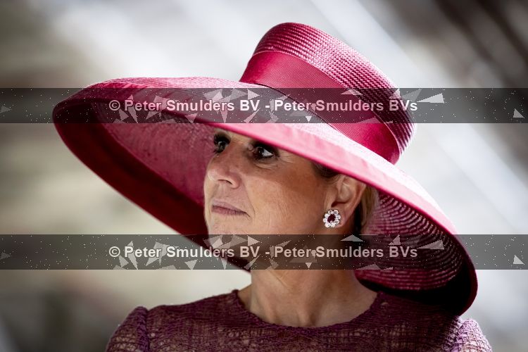 ROERMOND 19 mei 2026 Koning Willem Alexander en Koningin Maxima brengen een streekbezoek aan de gemeenten Maasgouw, Echt-Susteren, Roerdalen en Roermond. Tijdens het streekbezoek bezoekt het paar de schutterij in Wessem, Abdij Lilbosch in Echt, het smalste stukje Nederland in Illikhoven en Roermond, 19 Mei 2026. 