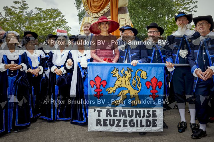 ROERMOND 19 mei 2026 Koning Willem Alexander en Koningin Maxima brengen een streekbezoek aan de gemeenten Maasgouw, Echt-Susteren, Roerdalen en Roermond. Tijdens het streekbezoek bezoekt het paar de schutterij in Wessem, Abdij Lilbosch in Echt, het smalste stukje Nederland in Illikhoven en Roermond, 19 Mei 2026. 