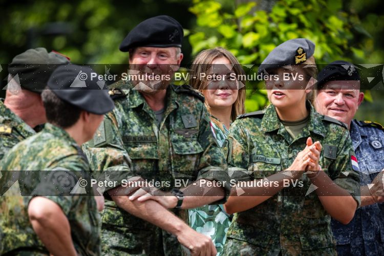 Breda 29 mei 2026
Koningin Maxima krijgt haar baret uitgereikt na afronding van haar training tot reservist, 29 Mei 2026.