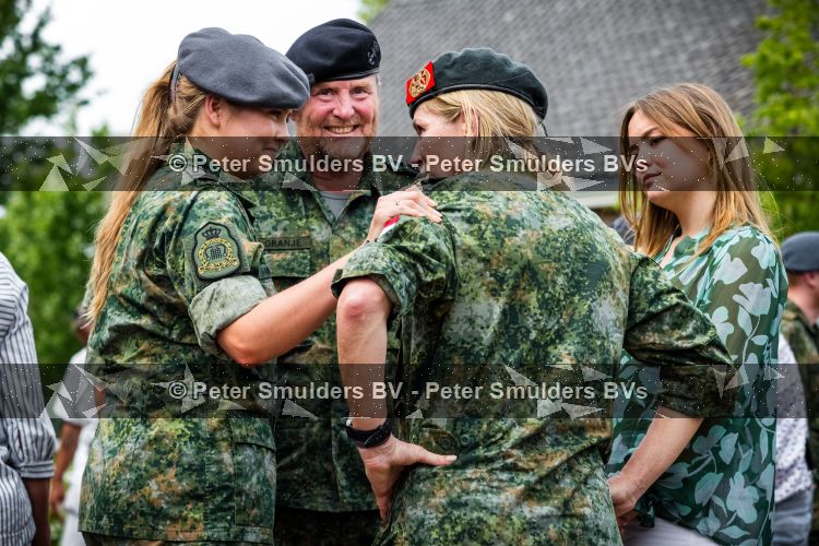 Breda 29 mei 2026
Koningin Maxima krijgt haar baret uitgereikt na afronding van haar training tot reservist, 29 Mei 2026.