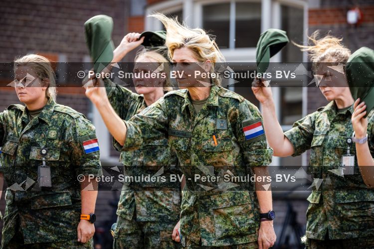 Breda 29 mei 2026
Koningin Maxima krijgt haar baret uitgereikt na afronding van haar training tot reservist, 29 Mei 2026.