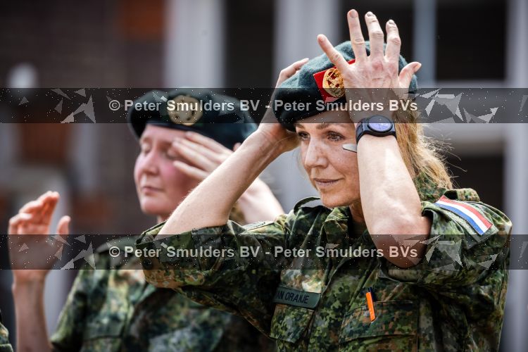 Breda 29 mei 2026
Koningin Maxima krijgt haar baret uitgereikt na afronding van haar training tot reservist, 29 Mei 2026.