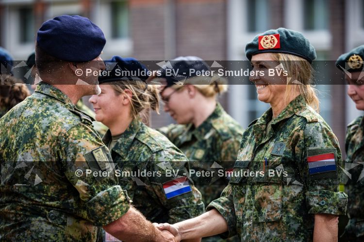 Breda 29 mei 2026
Koningin Maxima krijgt haar baret uitgereikt na afronding van haar training tot reservist, 29 Mei 2026.