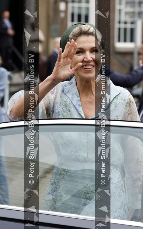 Den Haag 30 juni 2026
Koning Willem Alexander Koningin Maxima en prinses Amalia bij afscheid van Thom de Graaf in raad v State .