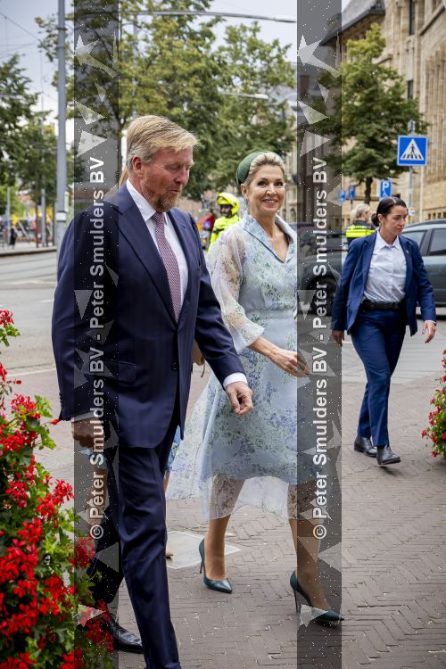 DEN HAAG 30 juni 2026 Koning Willem-Alexander, Koningin Maxima en Prinses Amalia is aanwezig bij de buitengewone vergadering van de Raad van State ter gelegenheid van het afscheid van de heer Thom de Graaf als vice-president.